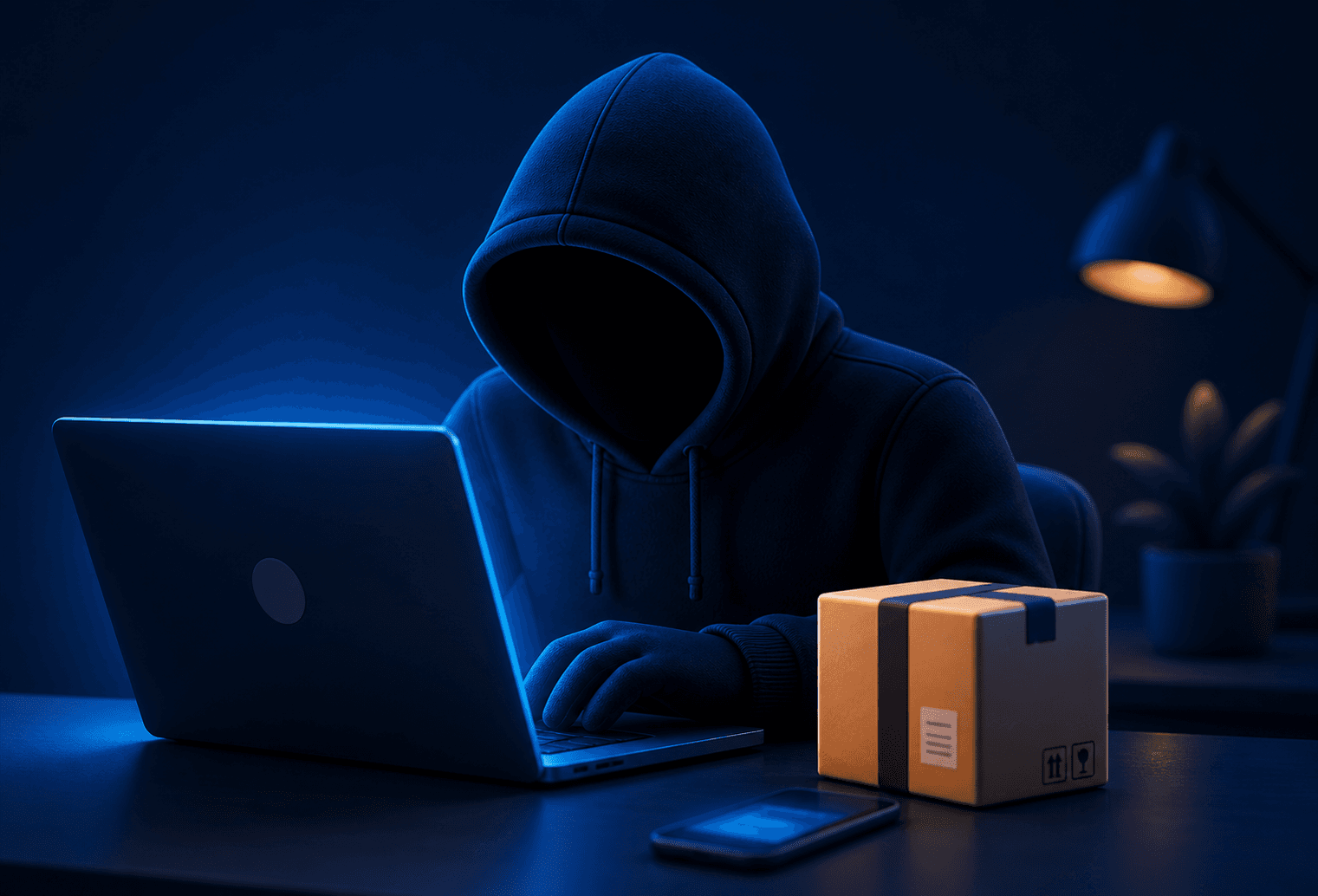 Illustratie van een verdachte pakketfraudesituatie